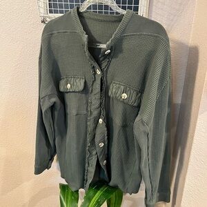 𝅺GREEN shacket